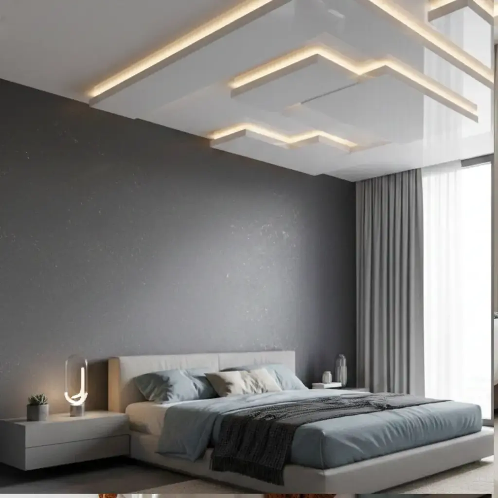 Floating Ceiling Panels for a Futuristic Feel