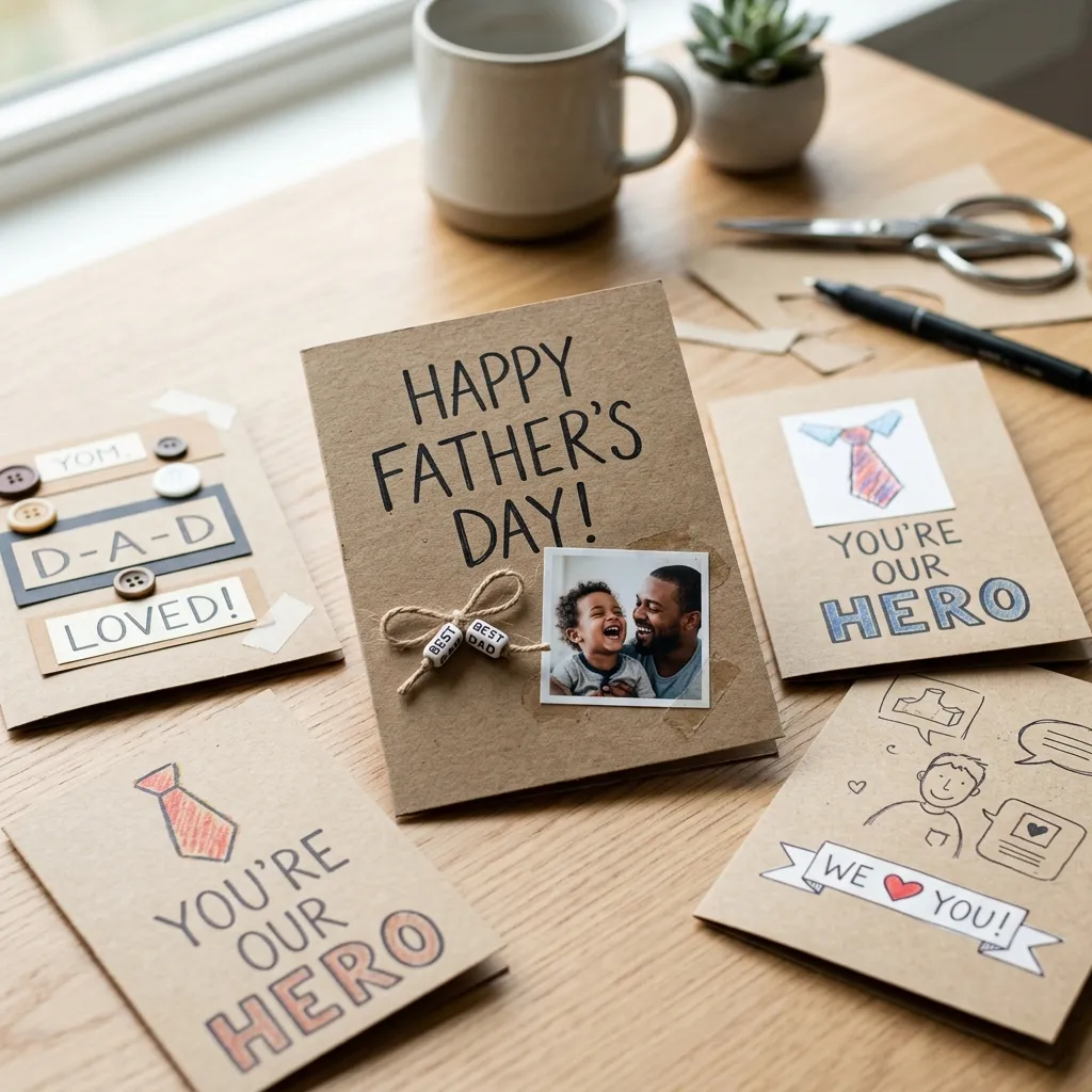 Handmade Fathers Day Cards (Effort Wins Every Time)