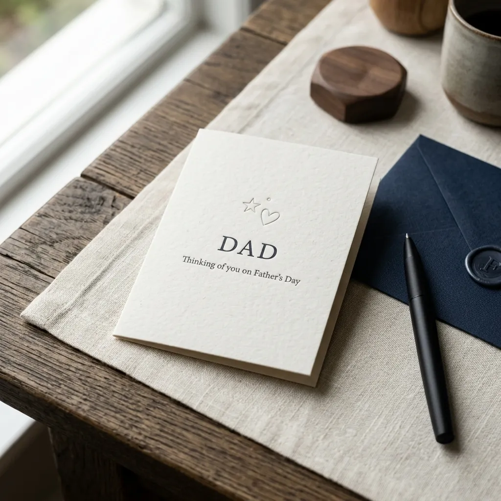 Minimalist Fathers Day Cards That Say More With Less