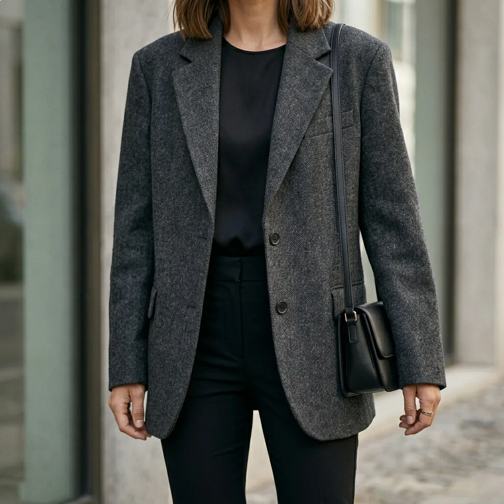Oversized Blazer + Fitted Pants